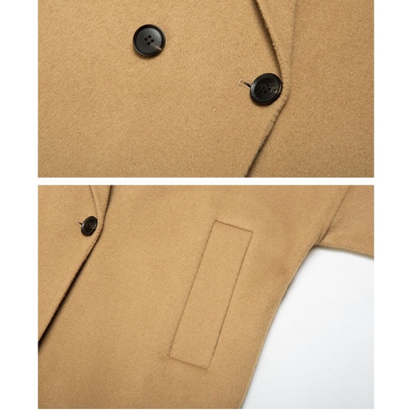 Overfit Handmade Wool Coat - Picture 10 of 12